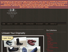 Tablet Screenshot of coupdegraceclothing.com